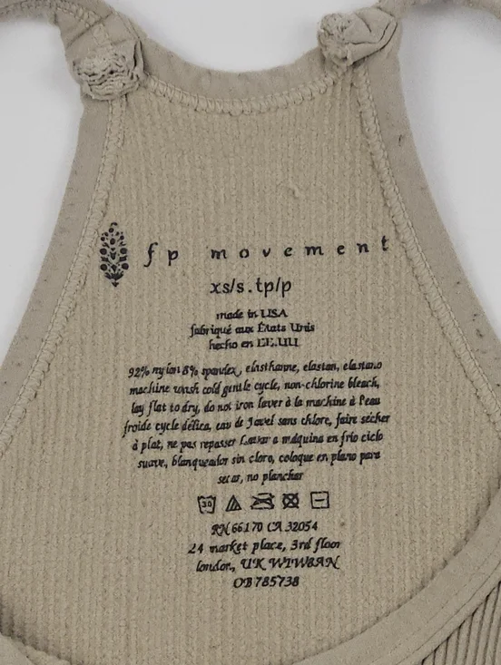 Free People Movement Happiness Runs Crop Tank XS/S (0-6) - Picture 6 of 7